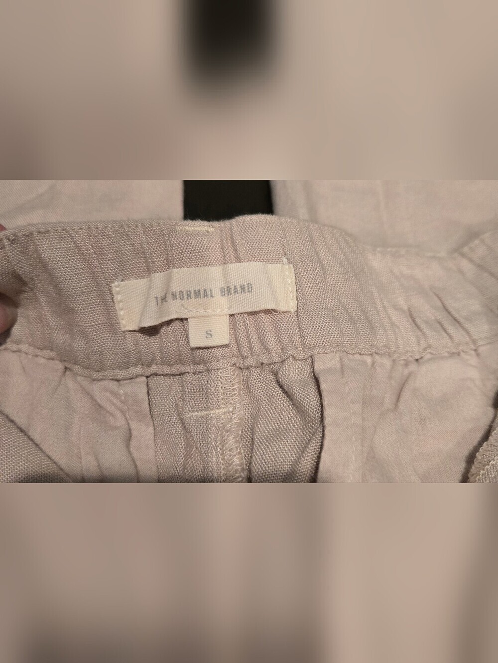 The Normal Brand Leukos Linen-Blend Trouser in Sandstone - Picture 6 of 7